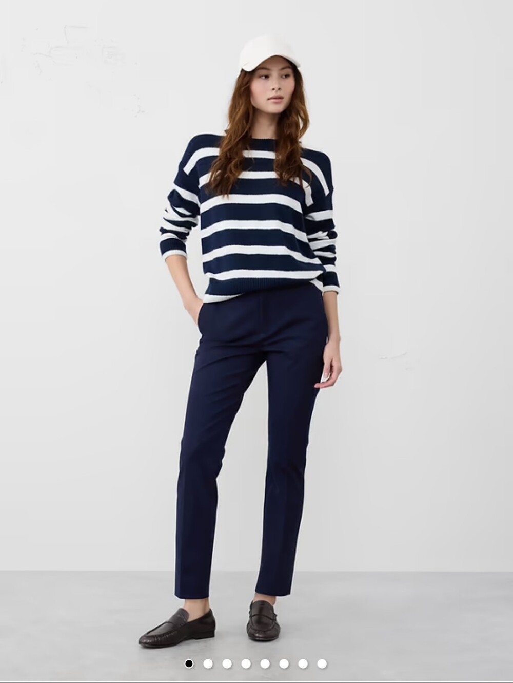 Banana Republic Sloan Slim High-Rise Ankle Pant, Size 18 Petite, Navy, BNWT
